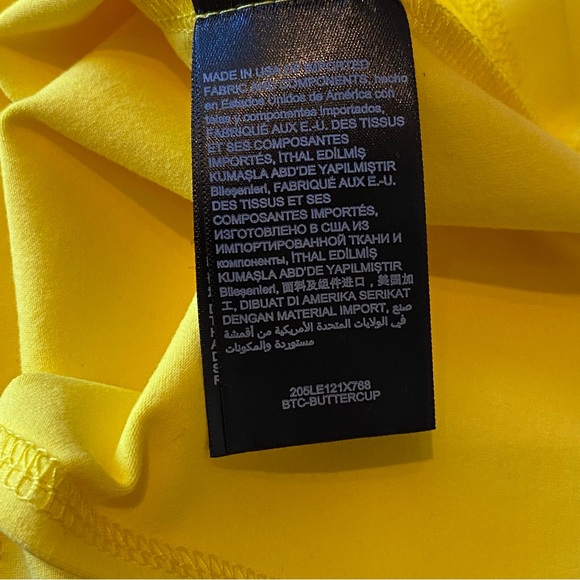 Bebe Yellow Pencil High Waist Midi Knit Skirt Size XS NWT - Picture 11 of 16